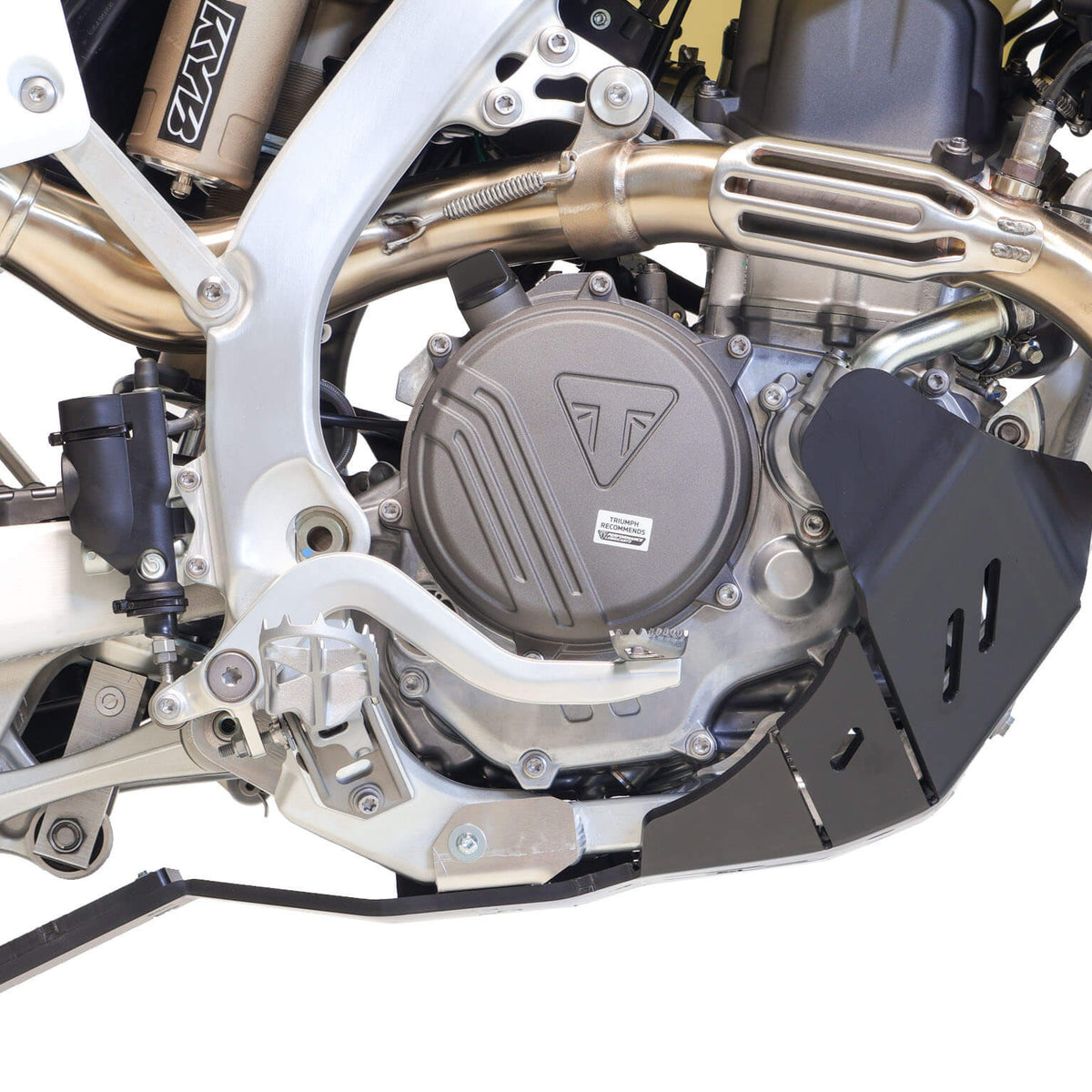 AXP Xtrem Carterplaat Triumph TF450-RC/TF450-E vanaf 2025 Zwart