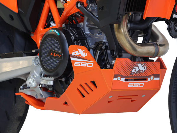 AXP Adventure Motorschutzplatte KTM 690 ENDURO R/SMC R ab 2026 Orange