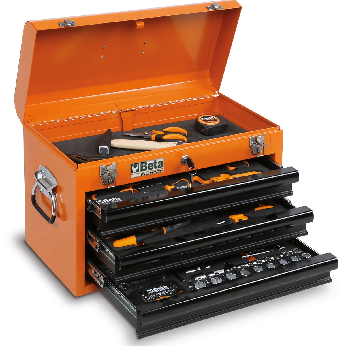 Beta Tools BW 2200E/N Gereedschapskoffer – 159 Delige Toolset – Met Laden