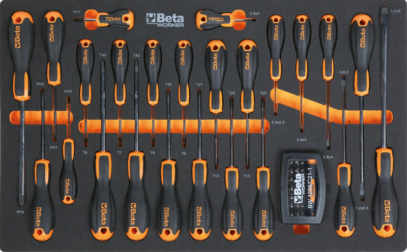 Beta Tools BW 2400S 7/E-M Tool Trolley – 7 Drawers – 309-Piece Tool Set