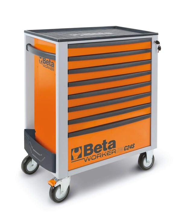 Beta Tools BW 2400S 8/E-L Tool Trolley – 8 Drawers – 398-Piece Professional Tool Set