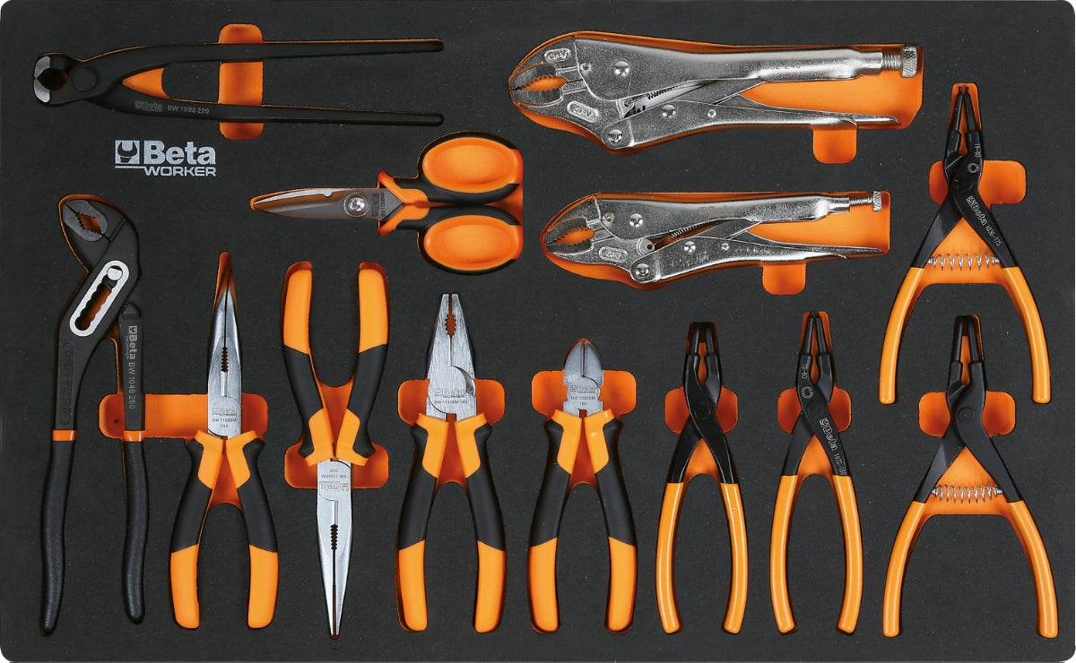Beta Tools BW 2400S 8/E-L Werkstattwagen – 8 Schubladen – 398-teiliges Profi-Werkzeugset