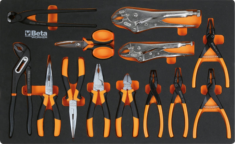 Beta Tools BW 2400S 8/E-L Werkstattwagen – 8 Schubladen – 398-teiliges Profi-Werkzeugset