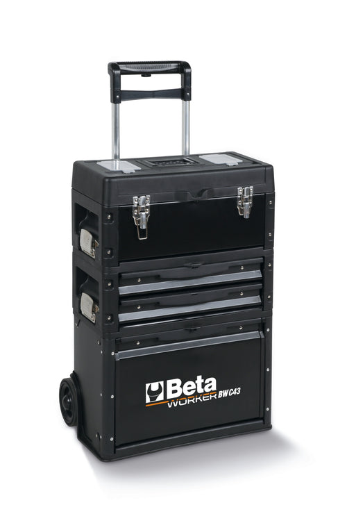 Beta Tools BW 4300E Gereedschapswagen – 3 Modules – 212 Delige Toolset