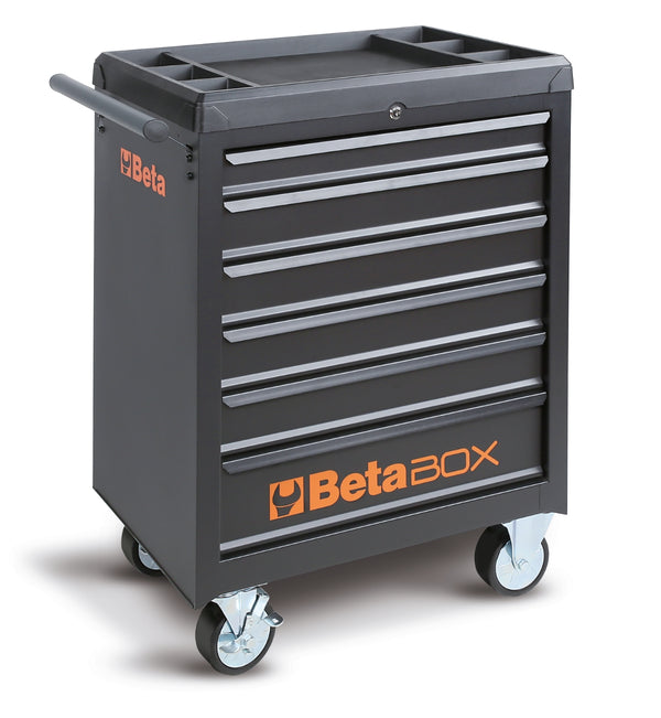 Beta Tools BW C04BOX-A VU Tool Trolley – 6 Drawers – 196-Piece Tool Set