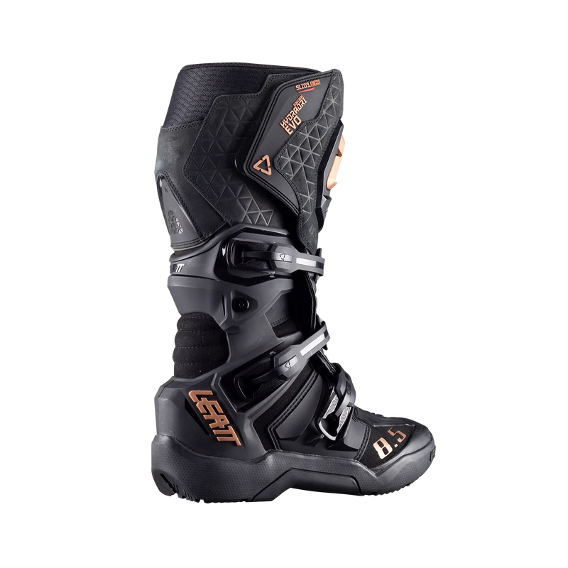 Leatt ADV 8.5 HydraDri Motorradstiefel, wasserdicht, 20.000 mm Wassersäule, CE-zertifiziert, Schwarz/Bronze