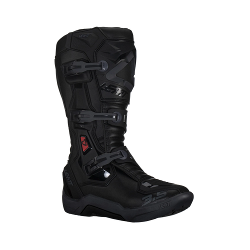 Leatt Moto 3.5 Motorlaarzen – Motocross Boots Stealth Zwart Grijs