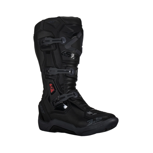 Leatt Moto 3.5 Motorradstiefel – Motocross-Stiefel Stealth Schwarz Grau
