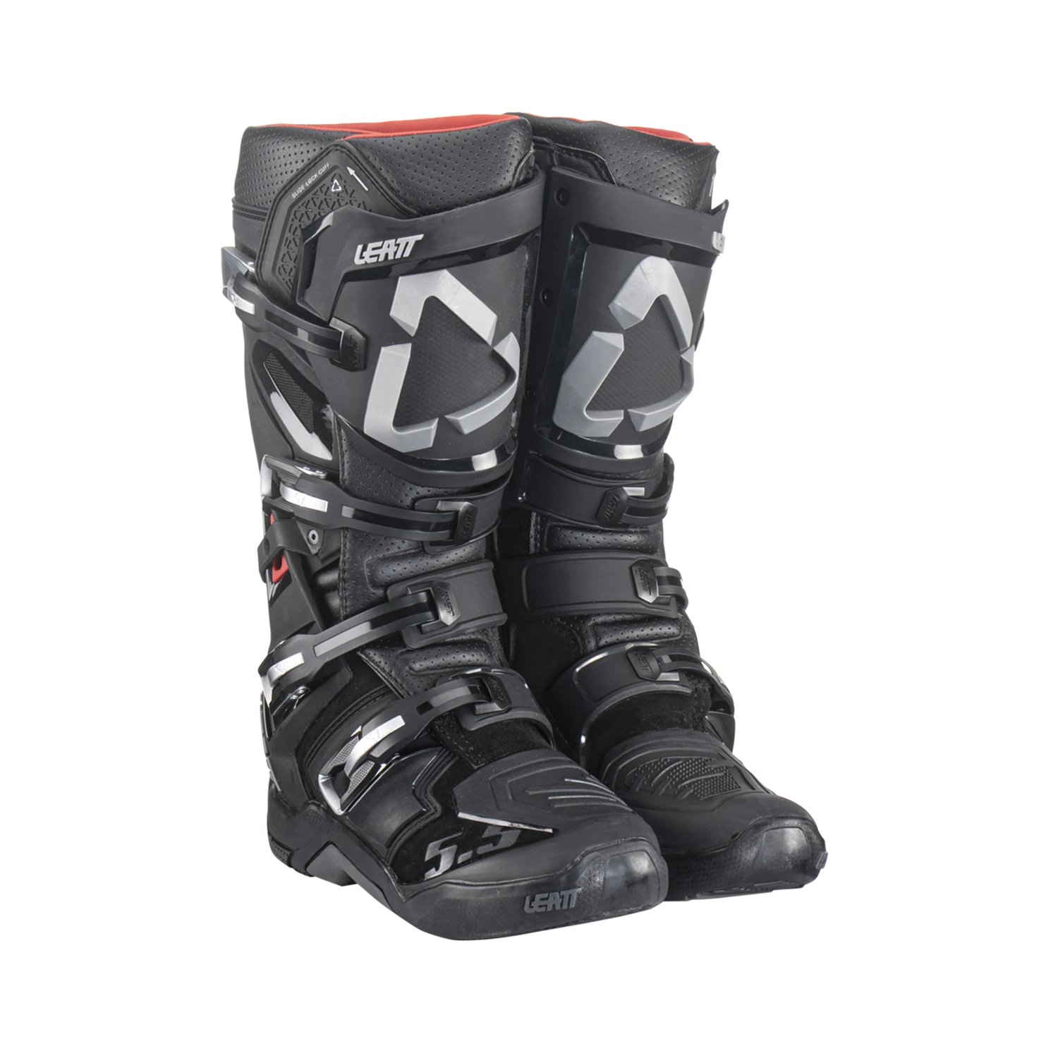 Leatt Moto 5.5 FlexLock Motorradstiefel – Motocross-Stiefel Schwarz