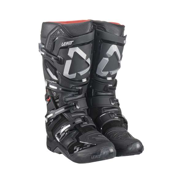 Leatt Moto 5.5 FlexLock Motorradstiefel Schwarz