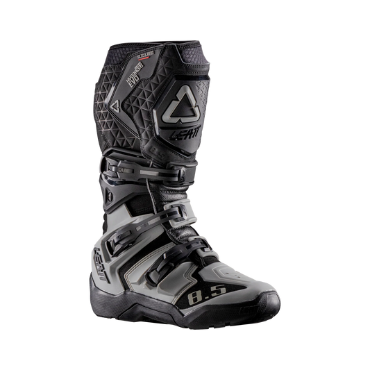 Leatt ADV 8.5 HydraDri Motorcycle Boots Waterproof 20K CE Certified Black/Gray