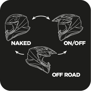 Airoh Commander 2 Carbon Stylish Gloss Adventurehelm