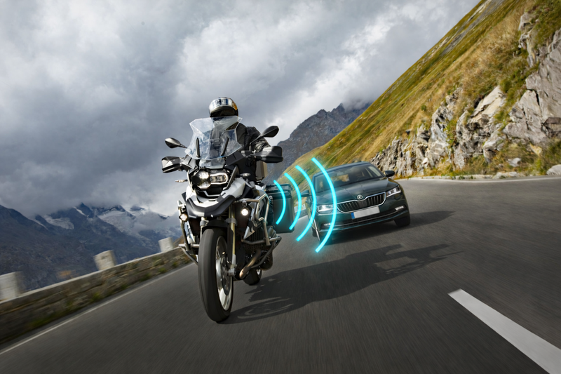 Interphone Angel Scout Dodehoekradar – 60 GHz Blind Spot Systeem voor Motor aanzicht 2