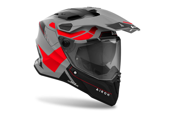 Airoh Commander 2 Reveal Red Fluo Matt Adventurehelm