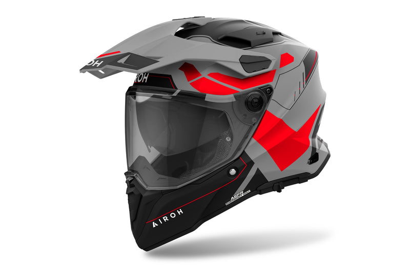 Airoh Commander 2 Reveal Red Fluo Matt Adventurehelm