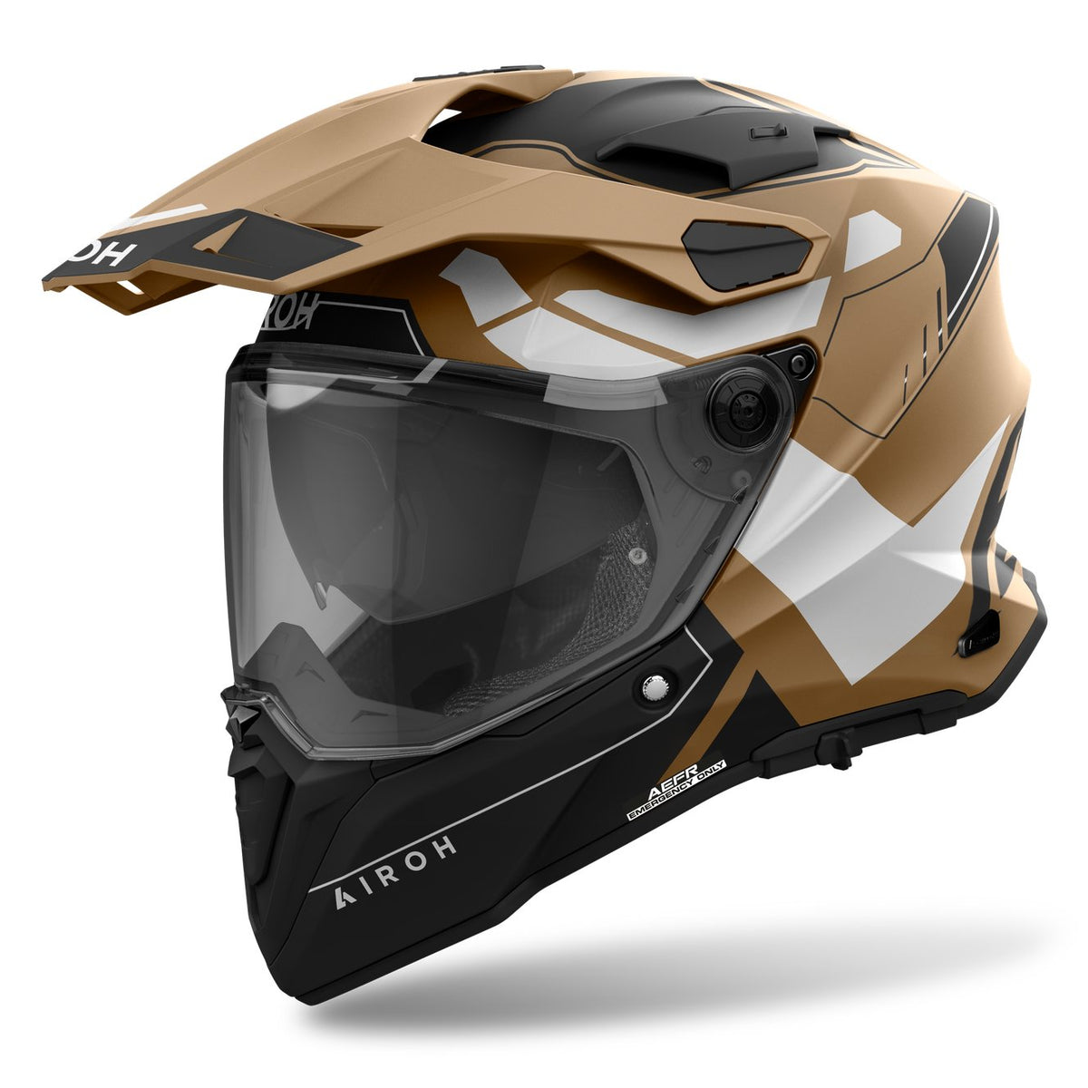 Airoh Commander 2 Reveal Sand Matt Adventurehelm