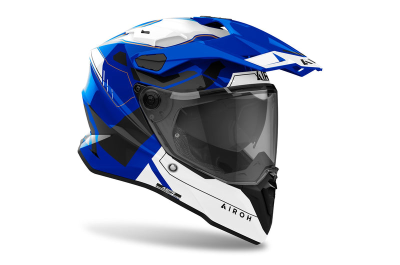 Airoh Commander 2 Reveal Blue Gloss Adventurehelm