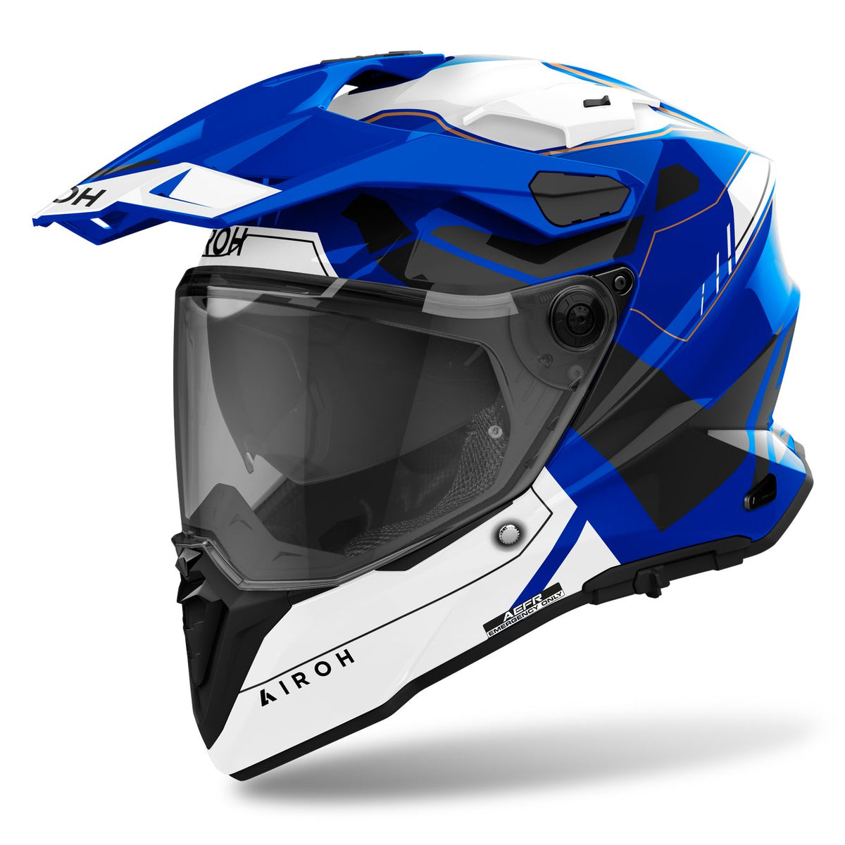 Airoh Commander 2 Reveal Blue Gloss Adventurehelm