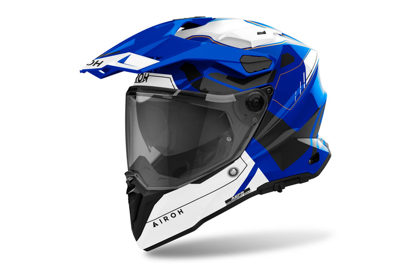 Airoh Commander 2 Reveal Blue Gloss Adventurehelm