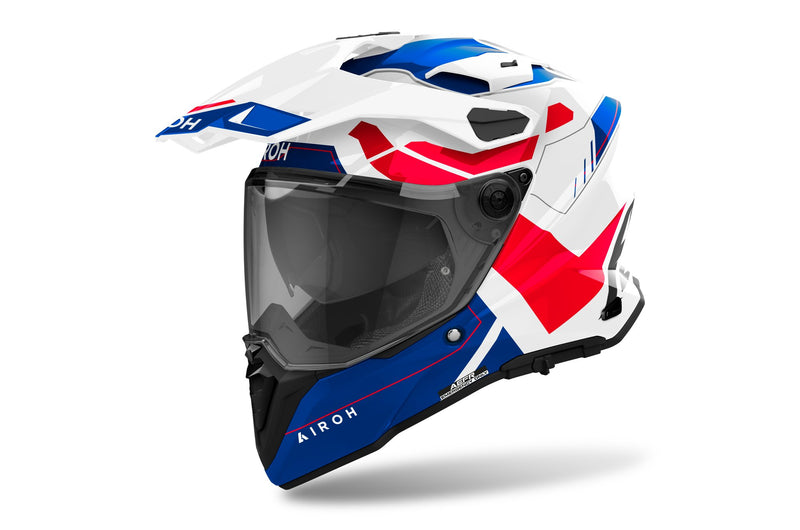 Airoh Commander 2 Reveal Blue/Red Gloss Adventurehelm