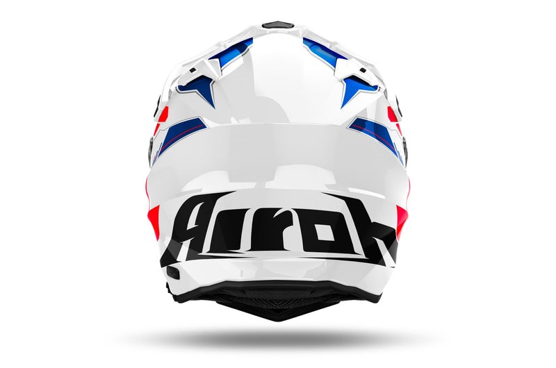 Airoh Commander 2 Reveal Blue/Red Gloss Adventurehelm