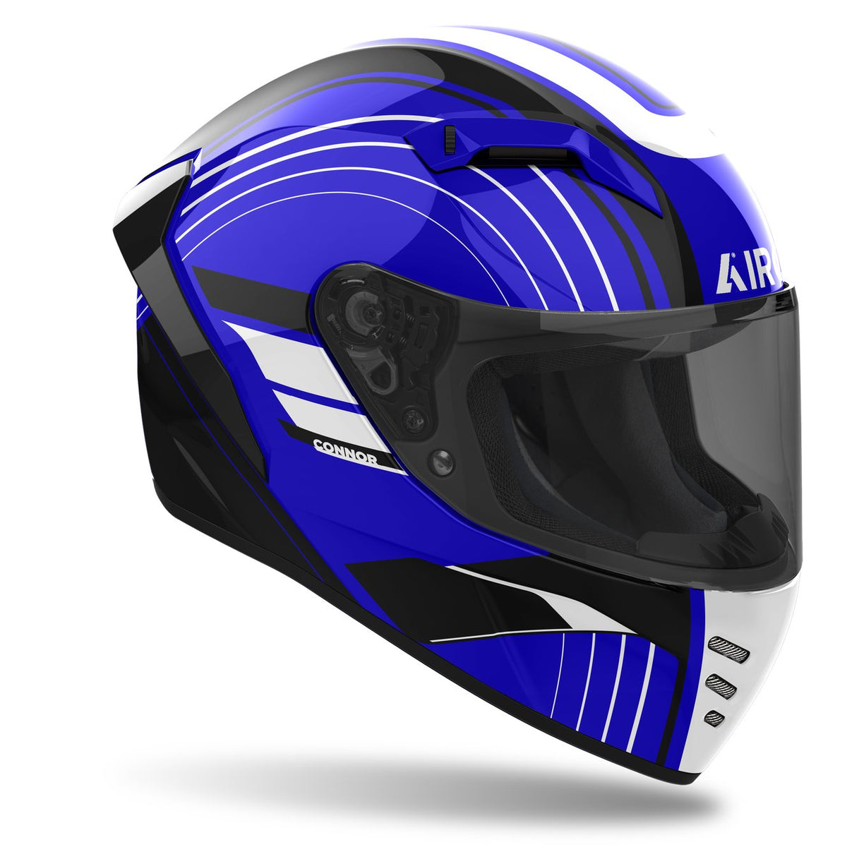 Airoh Connor Achieve Blue Gloss Integraalhelm