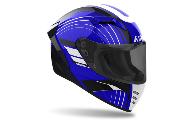 Airoh Connor Achieve Blue Gloss Integraalhelm