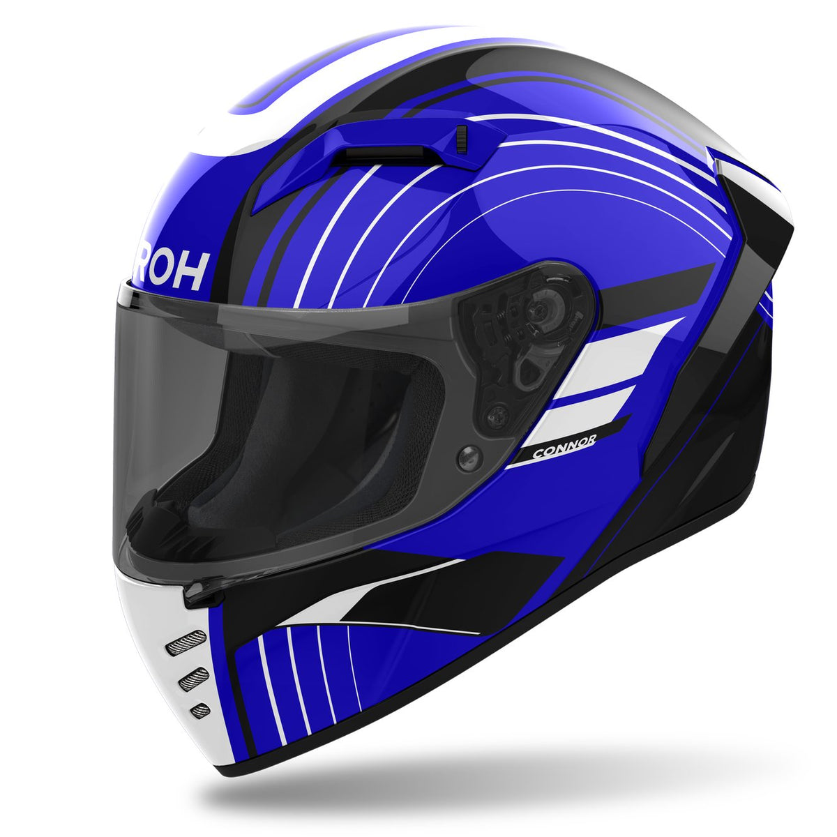 Airoh Connor Achieve Blue Gloss Integraalhelm