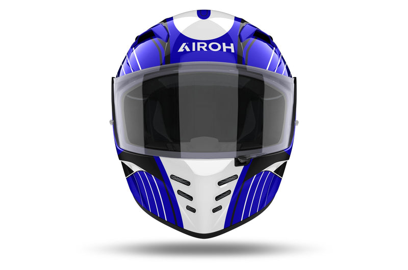 Airoh Connor Achieve Blue Gloss Integraalhelm