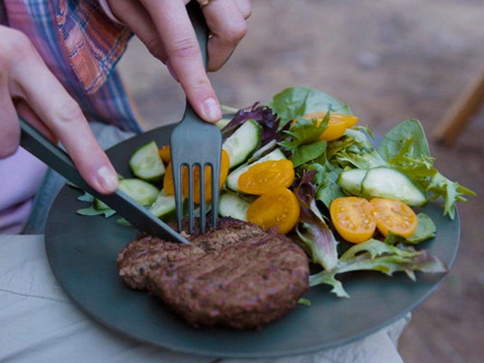 Darche Eco Bambus-Essgeschirr-Set, 12-teilig, für 2 Personen