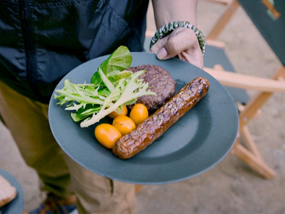 Darche Eco Bambus-Essgeschirr-Set, 12-teilig, für 2 Personen