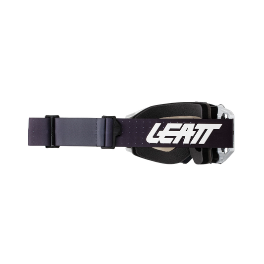 Leatt Velocity 5.5 Iriz Motocross Goggles Graphite Grey/Platinum – Bulletproof MX & Enduro Goggle 28% VLT