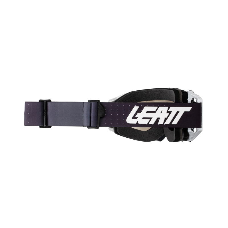 Leatt Velocity 5.5 Iriz Motocross Goggles Graphite Grey/Platinum – Bulletproof MX & Enduro Goggle 28% VLT