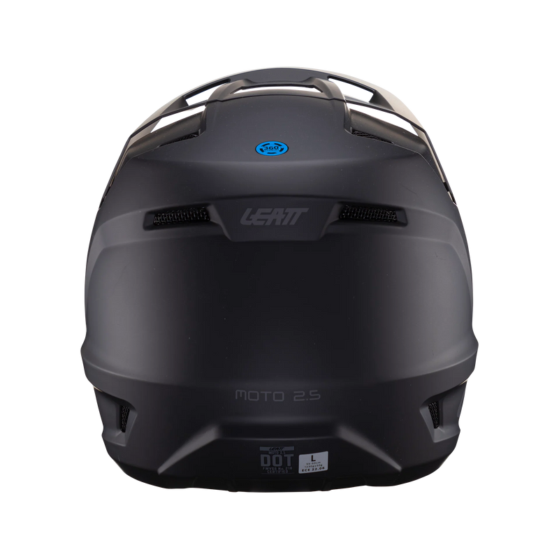 Leatt Moto 2.5 motorcycle helmet ECE 22.06 Stealth Black/Gray