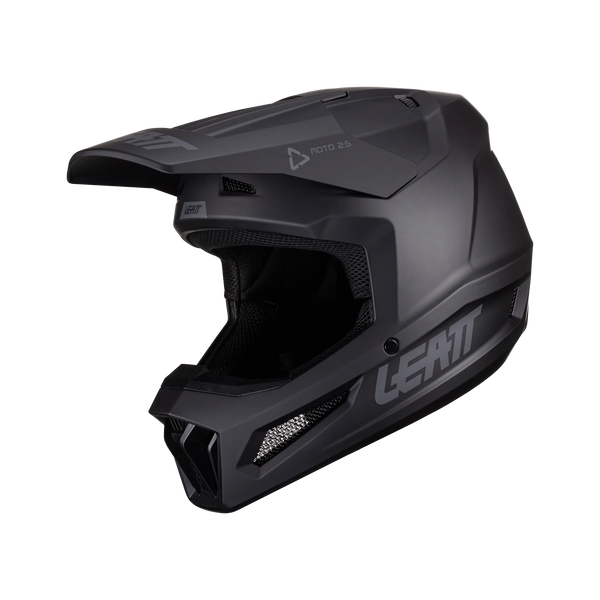 Leatt Moto 2.5 Motorradhelm ECE 22.06 Stealth Schwarz/Grau