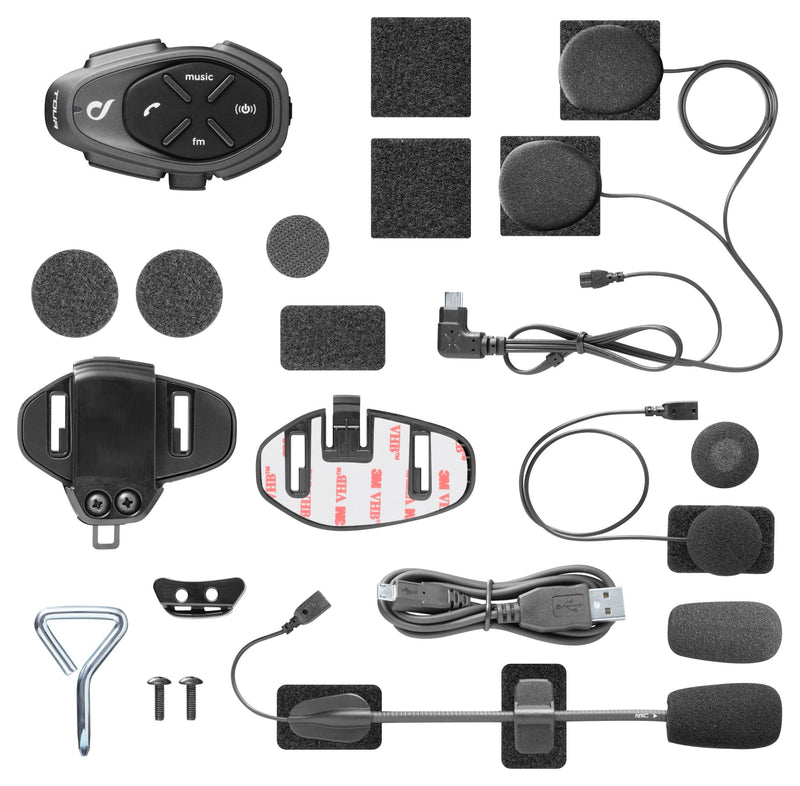 Interphone Tour Bluetooth Intercom Motor – Communicatiesysteem tot 1,5 km aanzicht 5