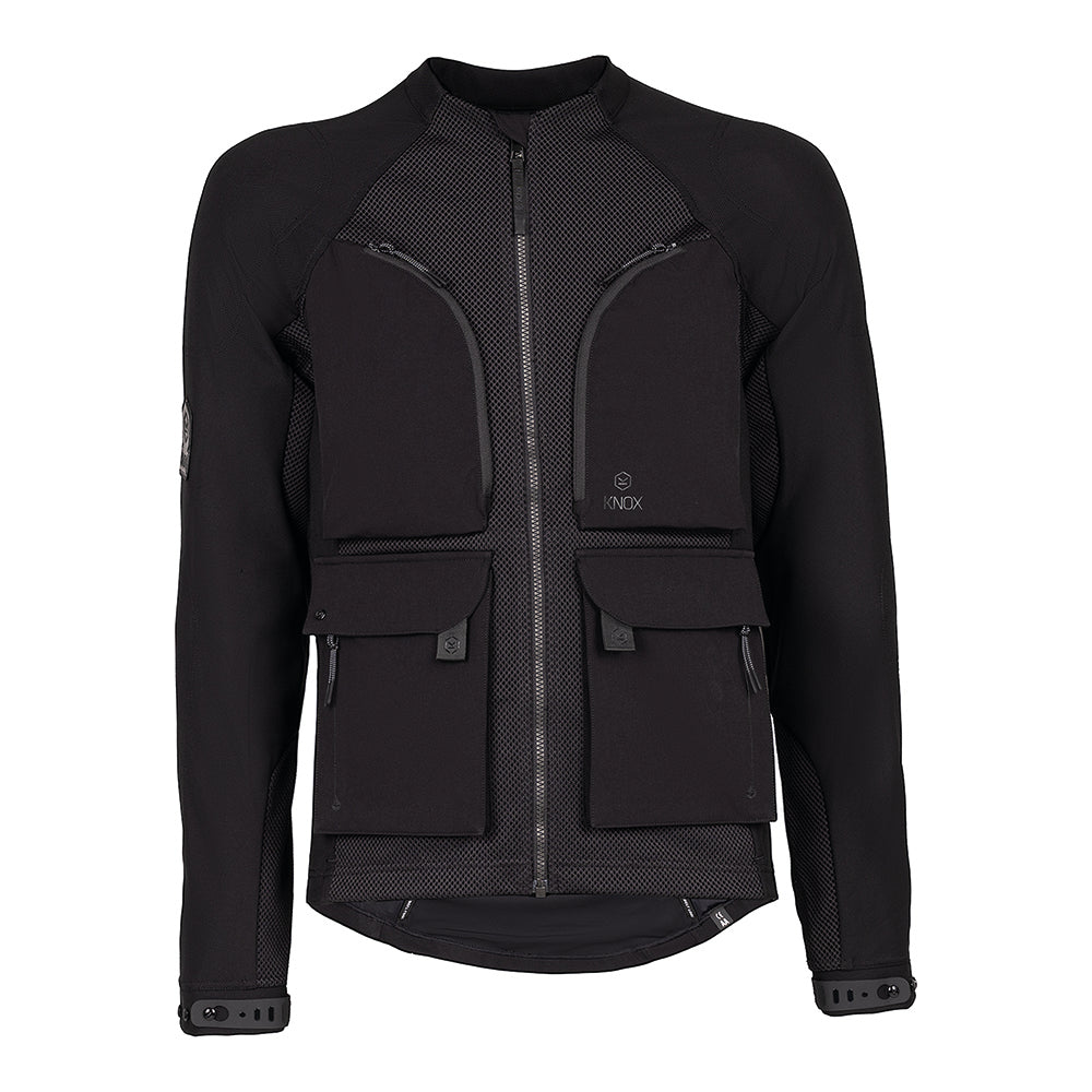 Knox Tor Armored Shirt – CE AA Protective Motorcycle Jacket Black