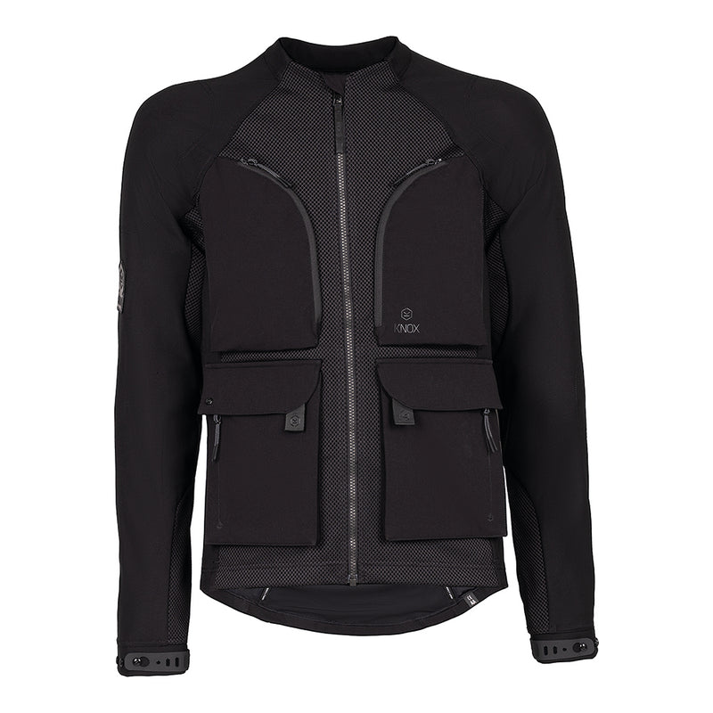 Knox Tor Armored Shirt – CE AA Protective Motorcycle Jacket Black