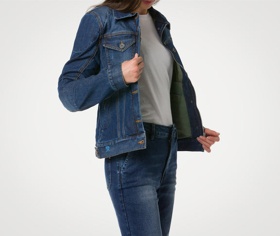 PMJ Lucy Spijkerjas Dames – AAA T-Tex Pro Twaron Motorjas aanzicht 7