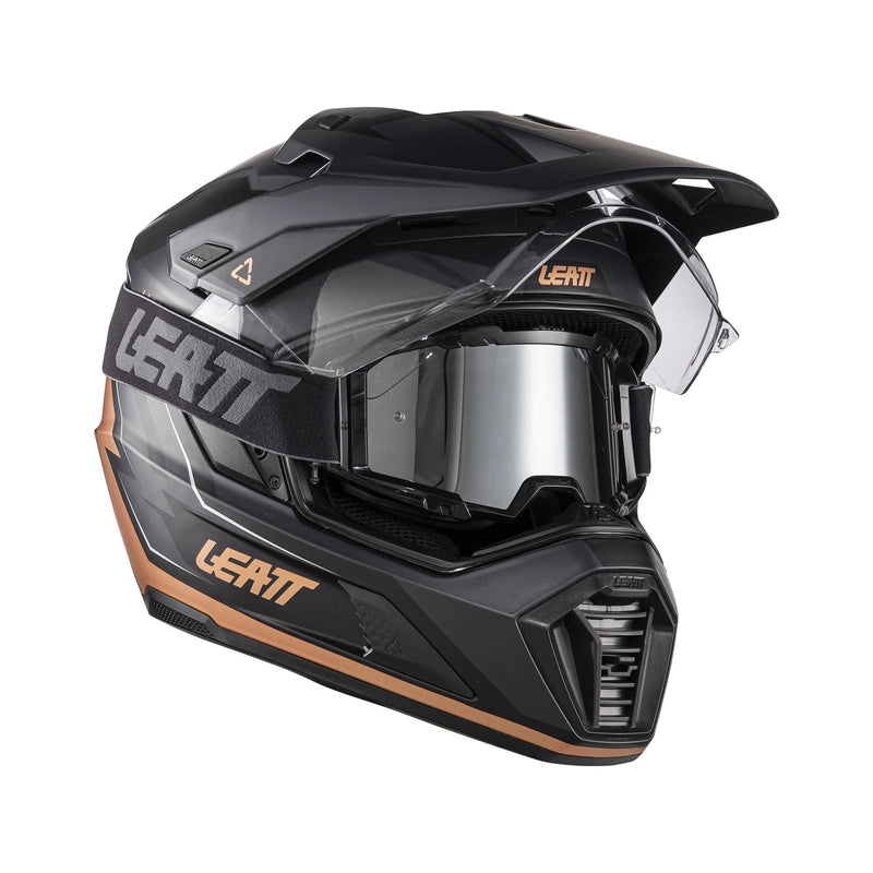 Leatt ADV 7.5 children's motorcycle helmet adventure ECE 22.06 with goggles Black/Bronze