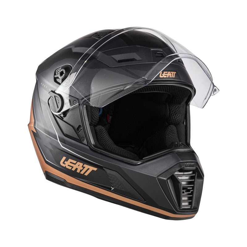 Leatt ADV 7.5 children's motorcycle helmet adventure ECE 22.06 with goggles Black/Bronze