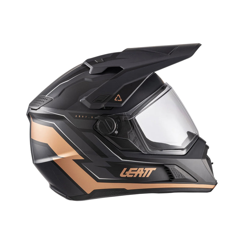 Leatt ADV 7.5 children's motorcycle helmet adventure ECE 22.06 with goggles Black/Bronze