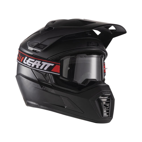 Leatt ADV 7.5 children's motorcycle helmet adventure ECE 22.06 with goggles Black