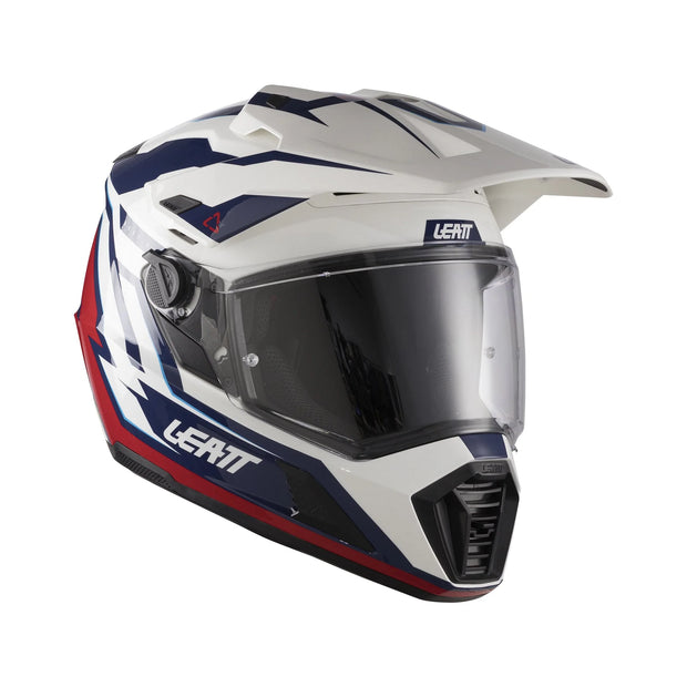 Leatt ADV 7.5 kinder motorhelm adventure ECE 22.06 met goggles Royal Blauw/Rood