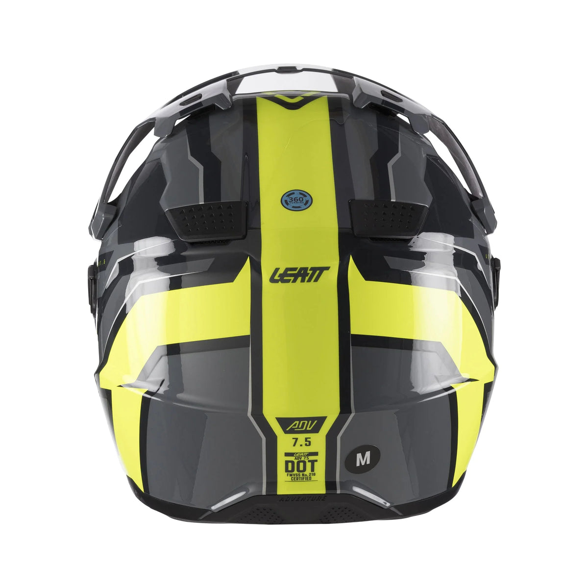 Leatt ADV 7.5 Kinder-Motorradhelm Adventure ECE 22.06 mit Brille, Hi-Viz Gelb