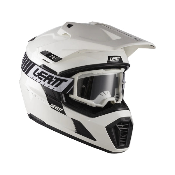 Leatt ADV 7.5 Kinder Motorradhelm Adventure ECE 22.06 mit Brille Weiß