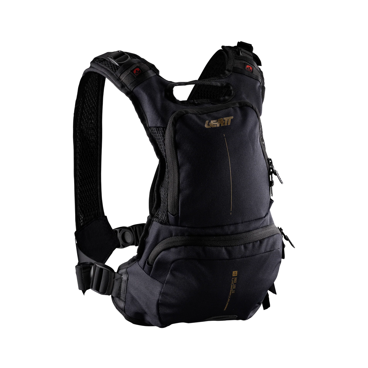 Leatt Hydration MTB Enduro Race 1.5 Rucksack Ghost Black – Leichter MTB Trinkrucksack mit 1,5L Trinkblase