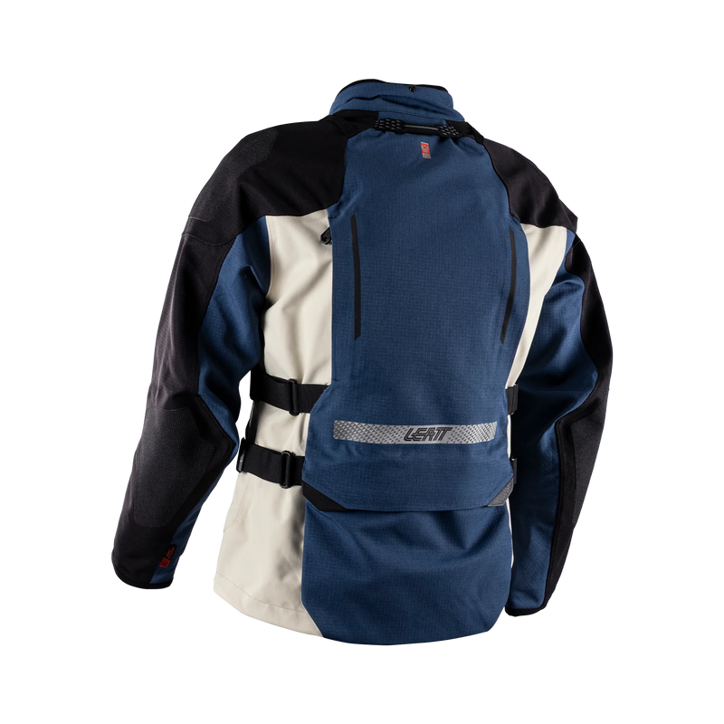 Leatt ADV DriTour 5.5 Motorradjacke, wasserdicht (20.000 mm Wassersäule), AA-zertifizierte Level-2-Protektoren, Mitternachtsblau
