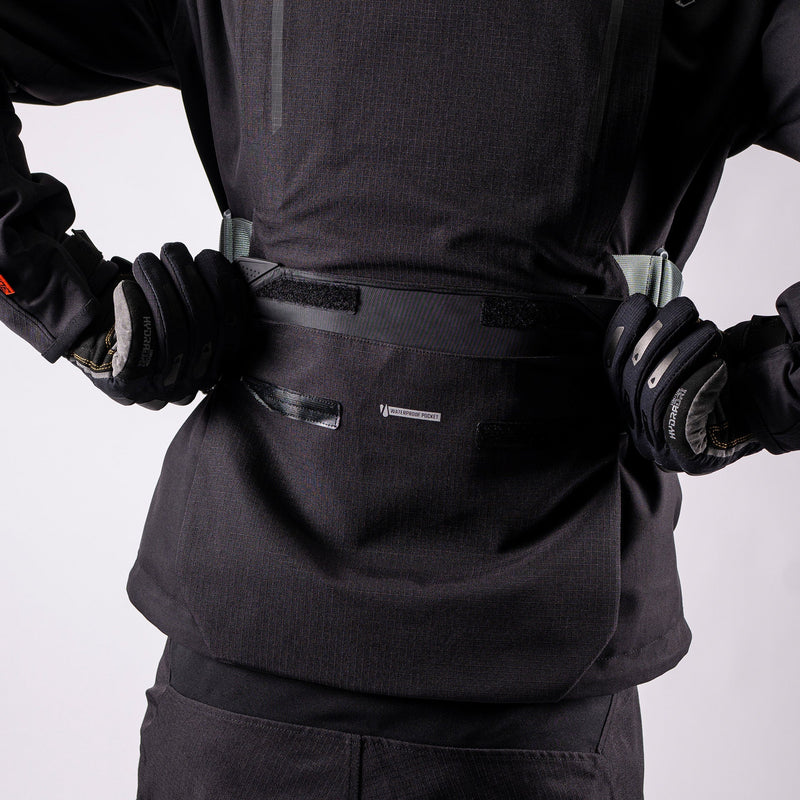 Leatt ADV DriTour 5.5 Motorradjacke, HydraDri EVO 20K wasserdicht, AA-zertifiziert, schwarz/grau