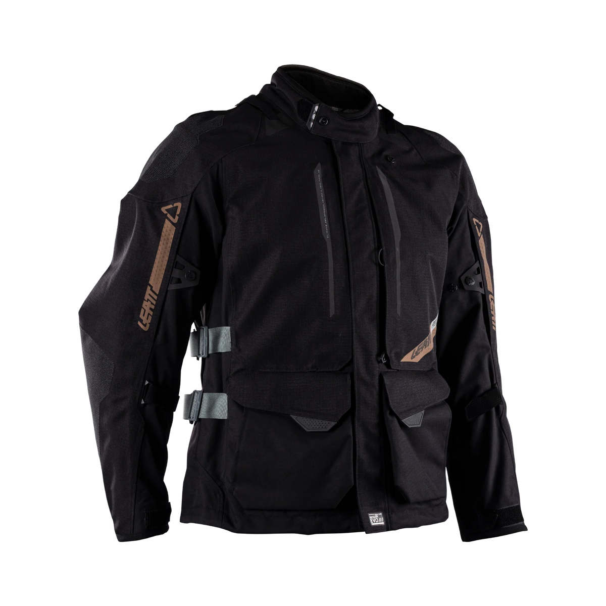 Leatt ADV DriTour 5.5 Motorradjacke, HydraDri EVO 20K wasserdicht, AA-zertifiziert, schwarz/grau